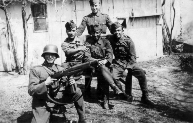 Hungarian soldiers in the Carpathians 1944. Image: family archive Slobodsky
