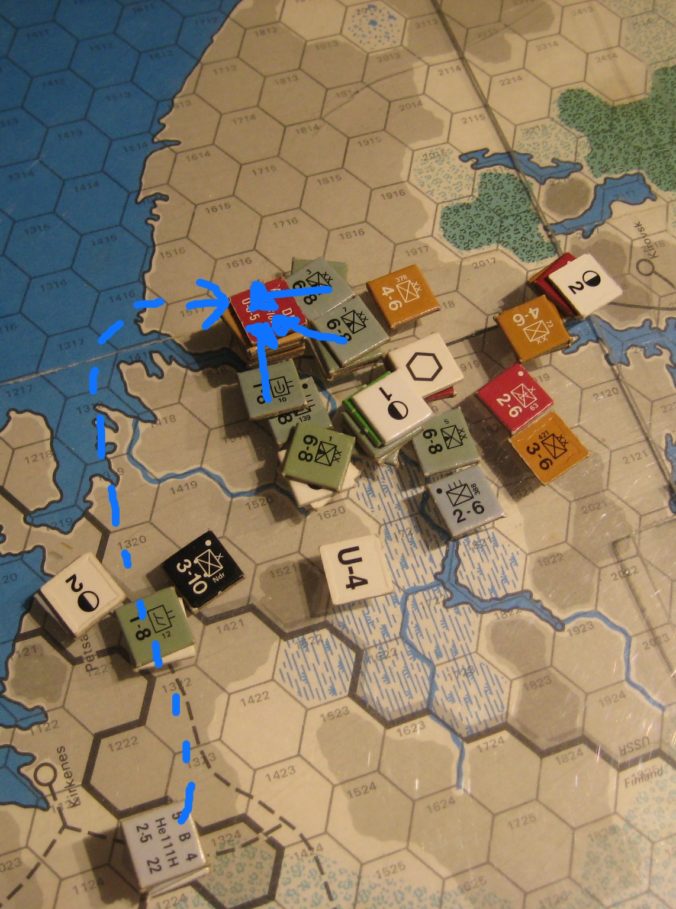 Apr I 42 Turn: The Axis take Murmansk
