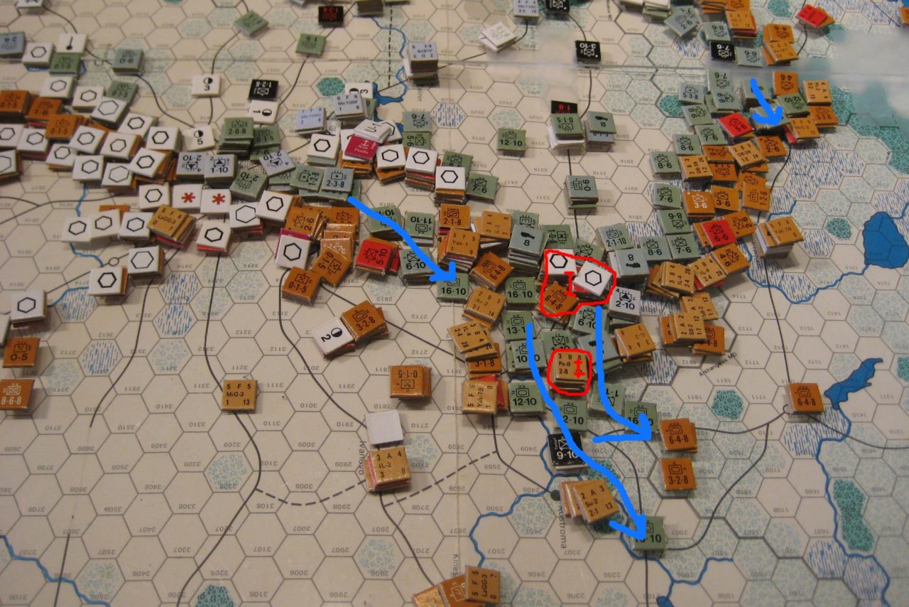 Advance units reach two of the objectives of Operation Meatgrinder