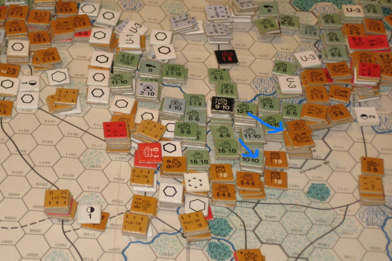 German counteroffensive north of Moscow