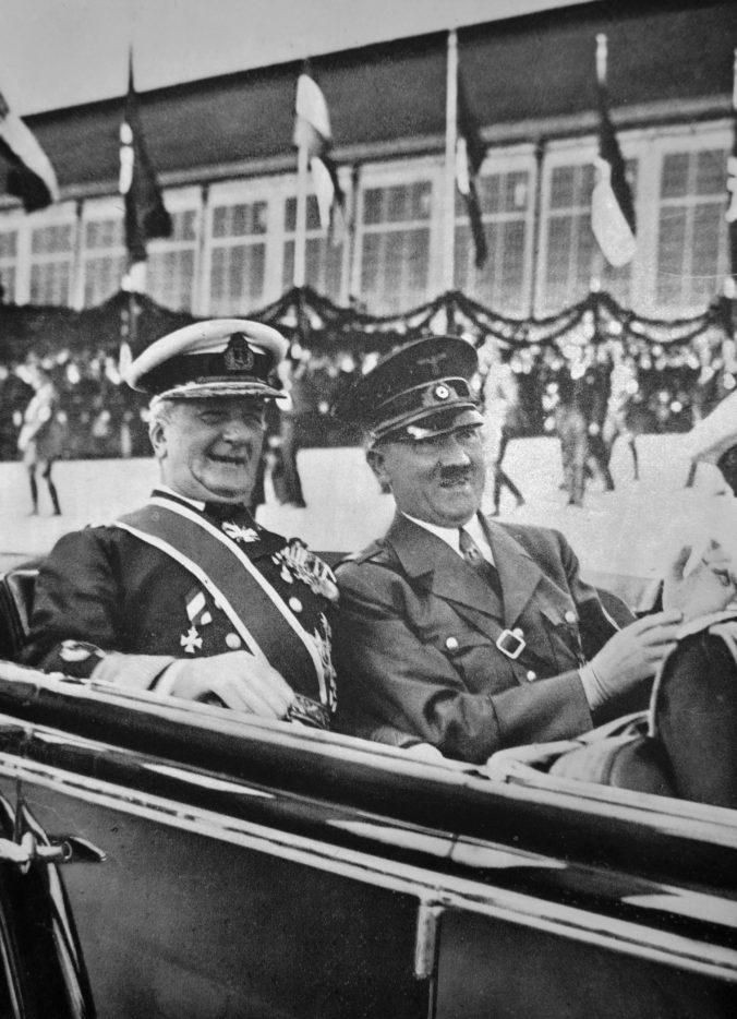 The Hungarian Dictator Horthy Miklós and Adolf Hitler, 1938. Credit: Ladislav Luppa