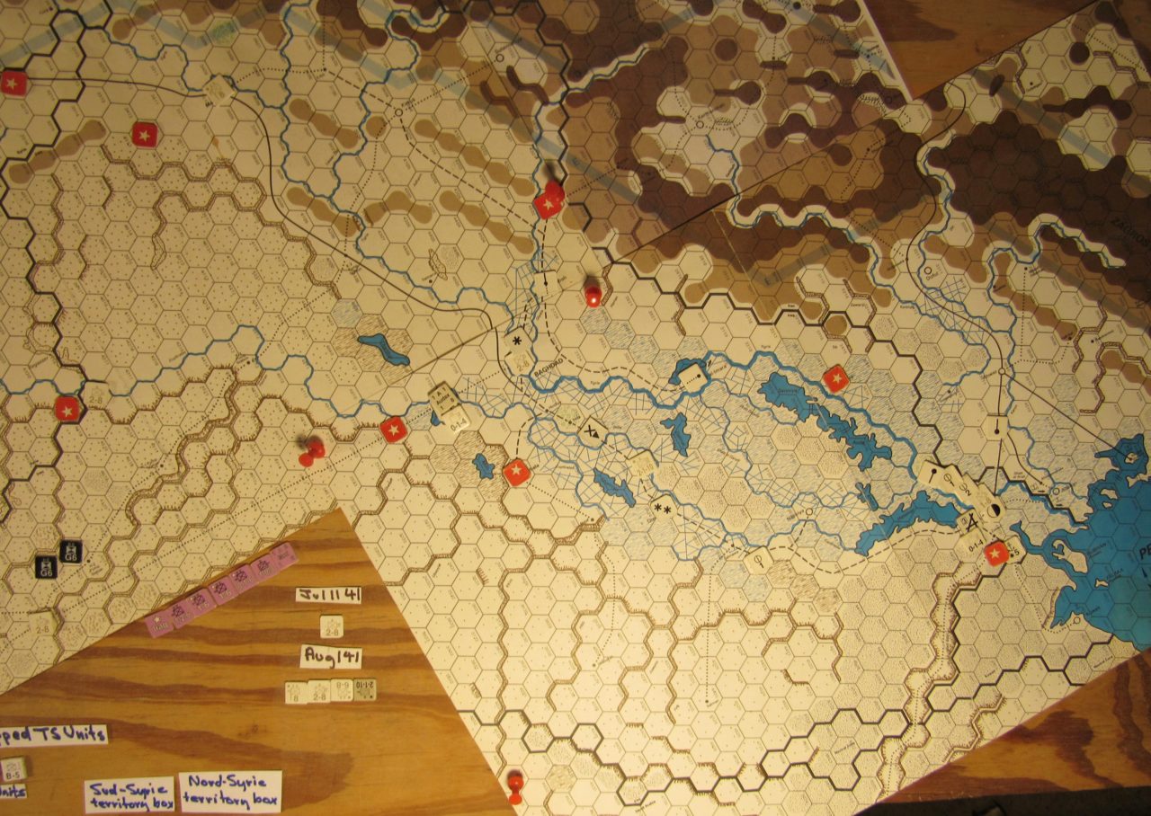 Jul I 41 Allied end of the Movement Phase dispositions: Iraq