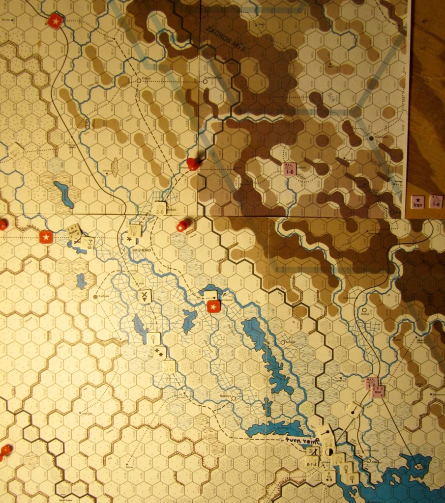 Jul II 41 Allied end of the Movement Phase dispositions: Iraq