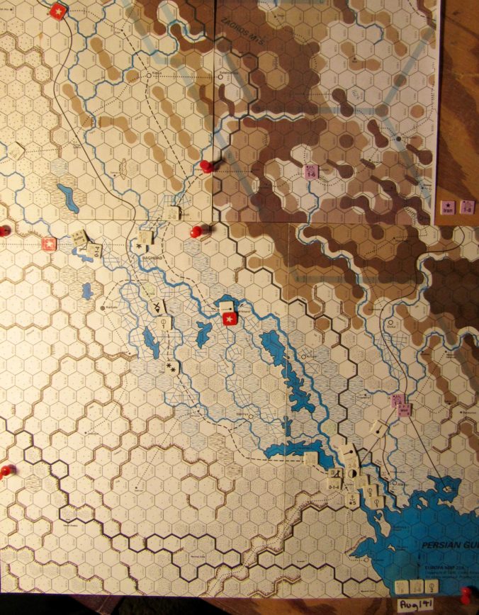 Aug I 41 Allied end of the I. Phase dispositions in Iraq