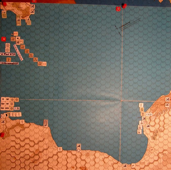 Oct I 41 Allied naval movement phase action details: The Malta convoy, CEntral Mediterranean