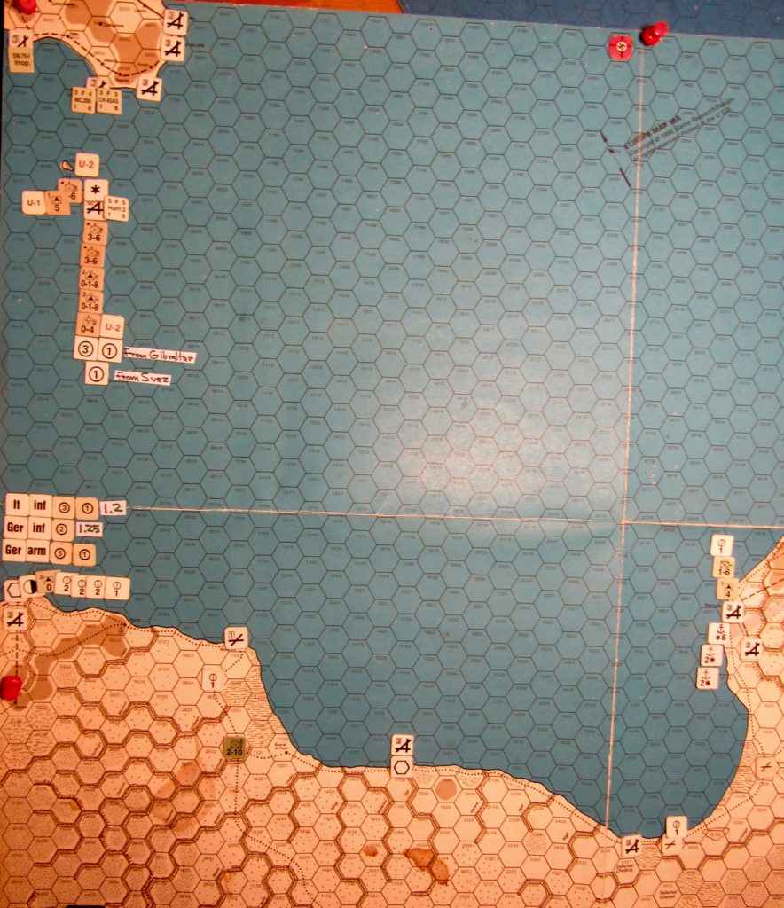 Oct II 41 Allied end of the Movement Phase dispositions, Gulf of Sidra