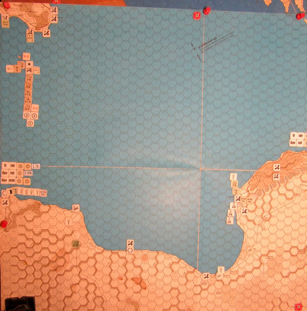 Oct II 41 Allied EOT dispositions, Central Mediterranean