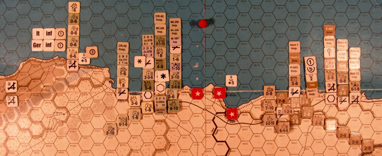 Oct II 41 Allied EOT dispositions: Western Desert