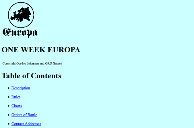 Screenshot oneweekeuropa.com